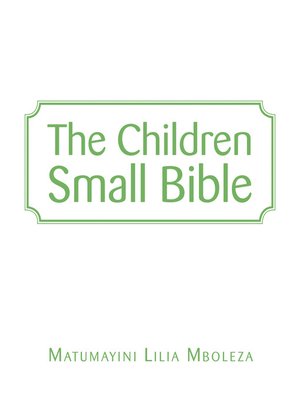 cover image of The Children Small Bible